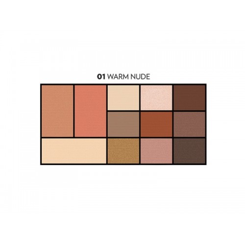 City Style Face & Eye Palette GR 01 Warm Nude